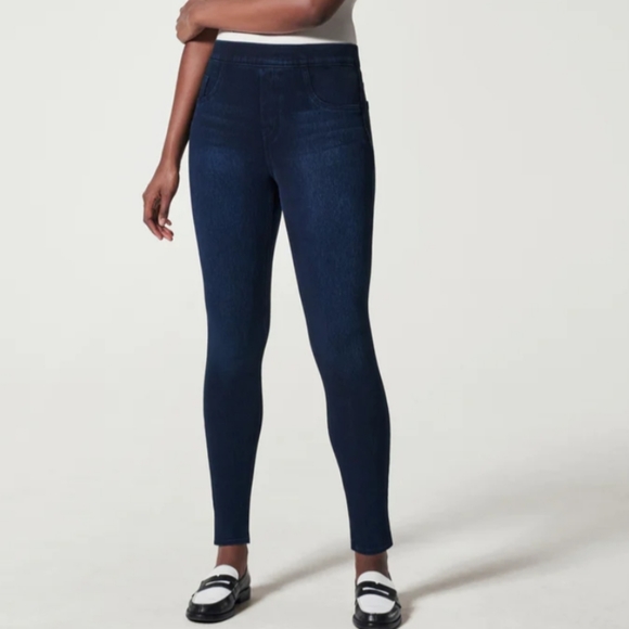 Spanx Jean-ish Ankle Leggings/ Size M - Picture 1 of 13